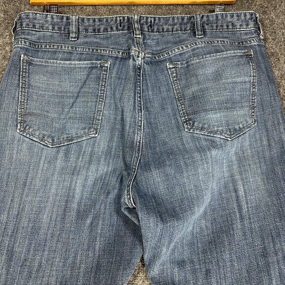 Banana Republic Jeans Mens 33 Medium Wash Cotton Stretch Straight Leg Pockets - Picture 8 of 8